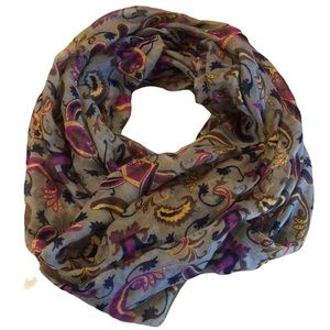 Paisley infinity scarf